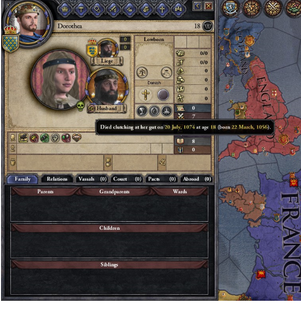Queen Dorothea of Denmark death, May 1076.PNG